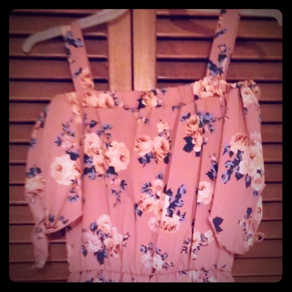 Hi low romper dress